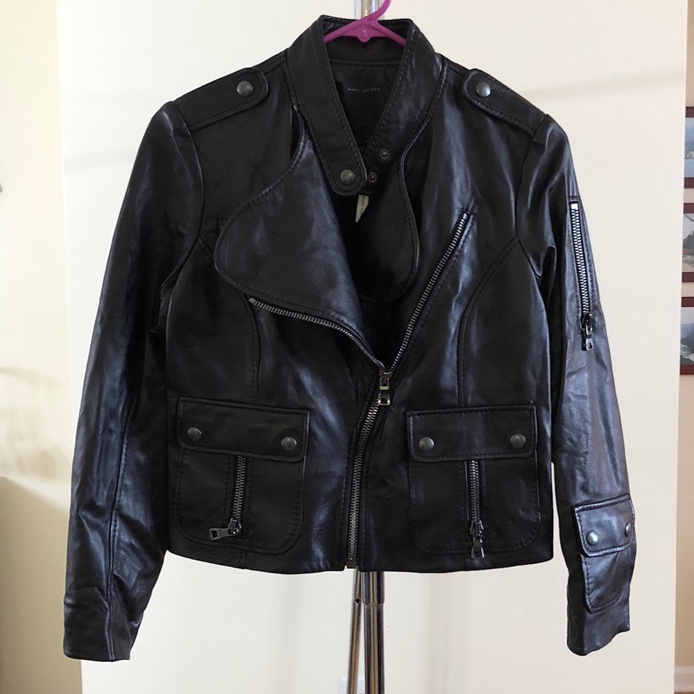 Marc Jacobs Leather Motor Jacket